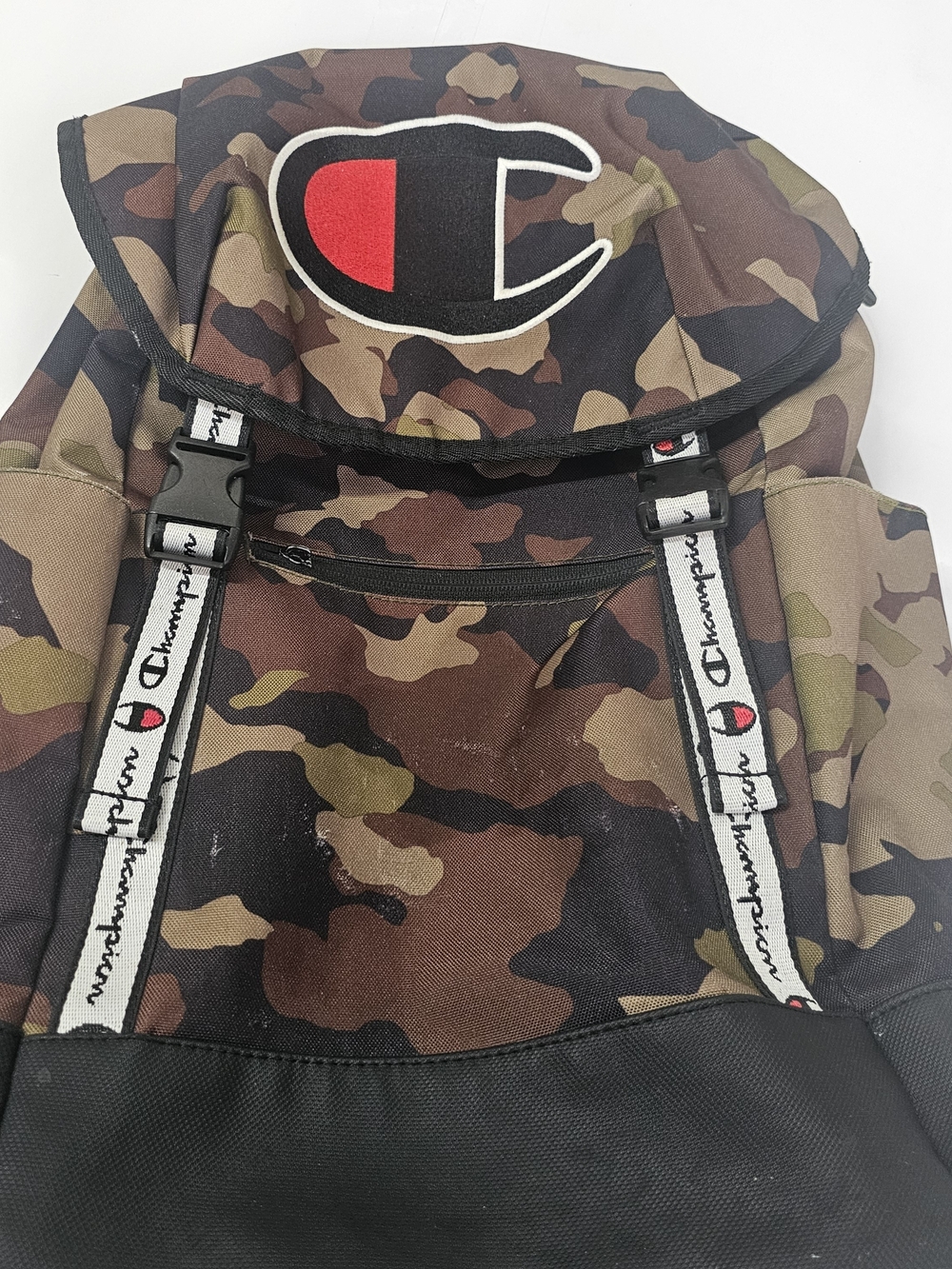 Champion Kids Camo Jacket-Style Coat in Brown/Green